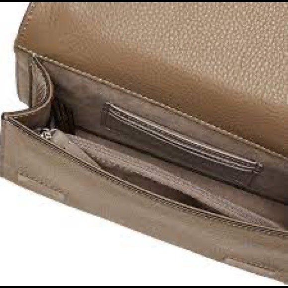 VINCE CAMUTO Bag Wes Leather Burnt Orange Nickel Adjust Straps Zip NWT - Picture 5 of 6